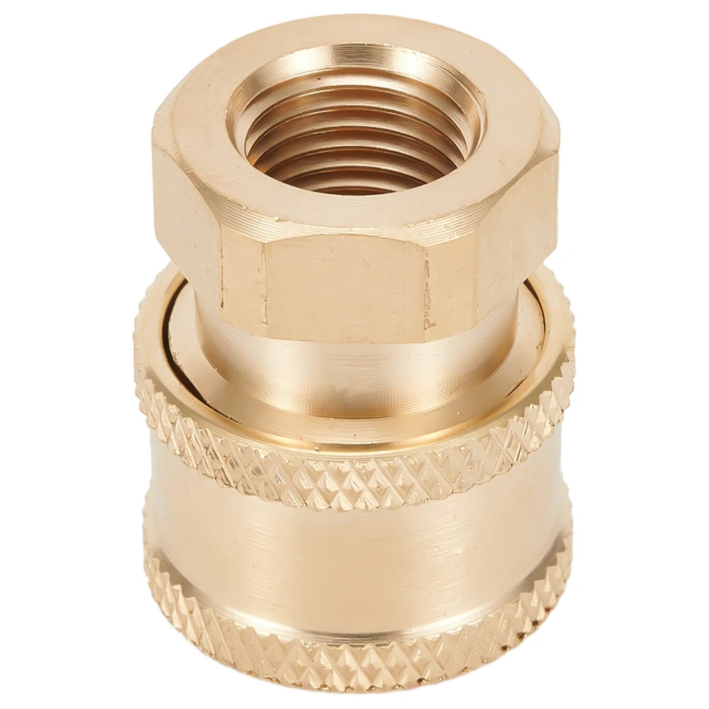 Conector Rápido 1/4 para Máquina de Limpieza a Alta Presión Acople para Hidrolavadora Repuestos para Conexiones de Jardín