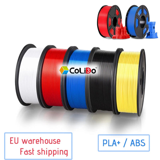 Filamento PLA+ 5KG 1.75mm para Impresoras 3D, Consumibles de Alta Calidad sin Burbujas, PLA Plus/ABS/PCL