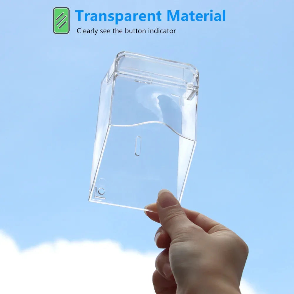 Cubierta Transparente Impermeable para Timbre de Puerta Inalámbrico