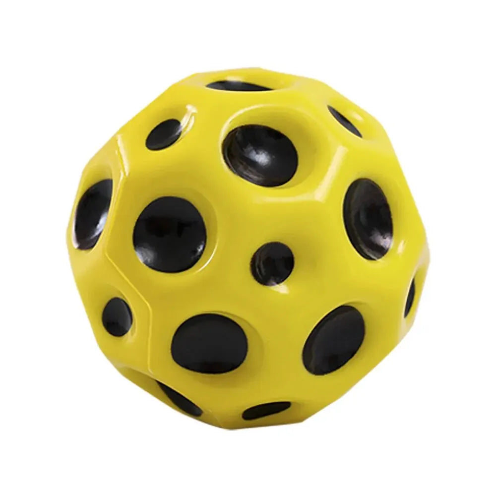 Bola Rebotante de Alta Elasticidad de PU con Diseño de Cielo Estrellado – Juguete Antiestrés e Interactivo para Niños y Adultos
