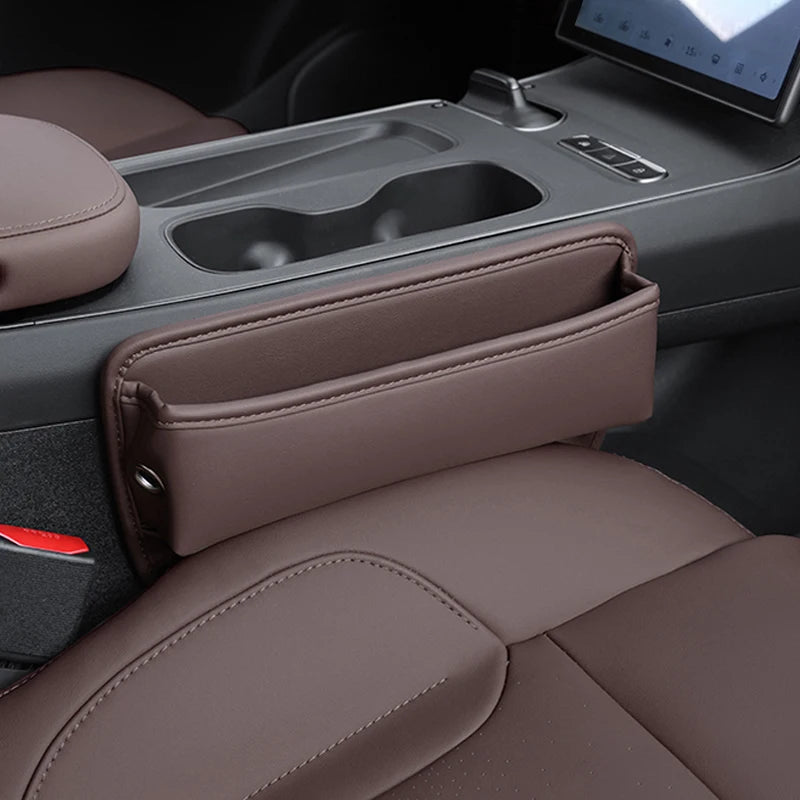 Caja de almacenamiento de hendidura de asiento de fila delantera de coche, bolsillo para BMW Z4, E85, E86, E89, soporte para teléfono, accesorios interiores para coche, estilo de coche
