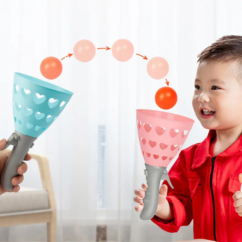 Juego de Lanzamiento y Atrape de Pelota Pop-Pass-Catch – Diversión Interactiva para Niños y Adultos en Cualquier Lugar