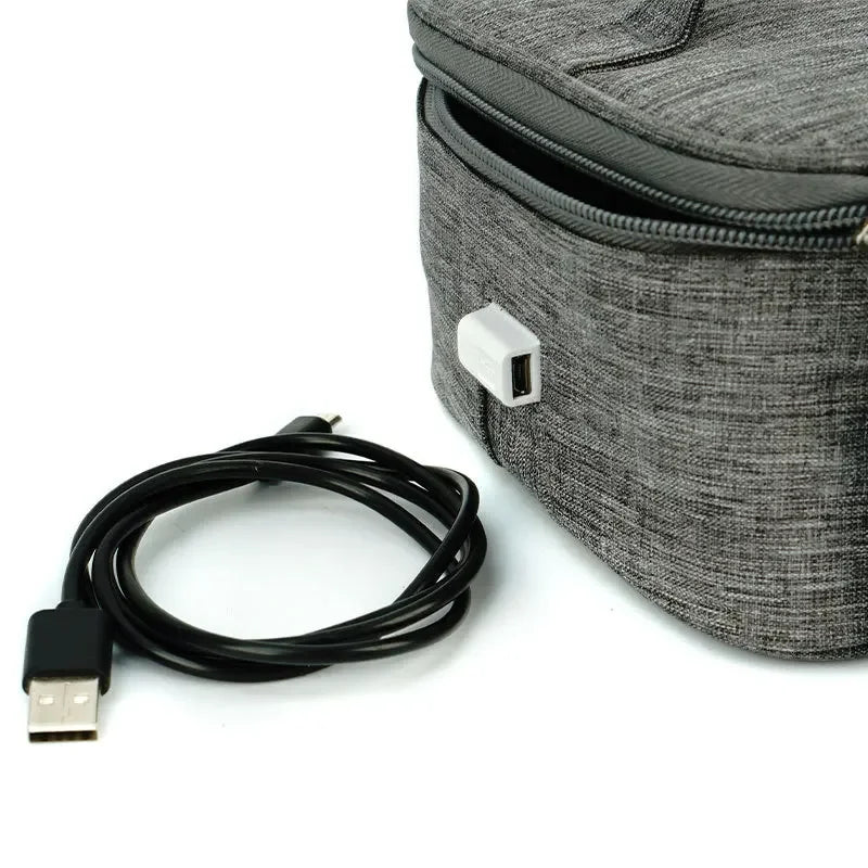 Bolsa Térmica Eléctrica USB - Calentamiento Constante a 50-55℃ para Almuerzos en Viajes, Oficina o Picnics