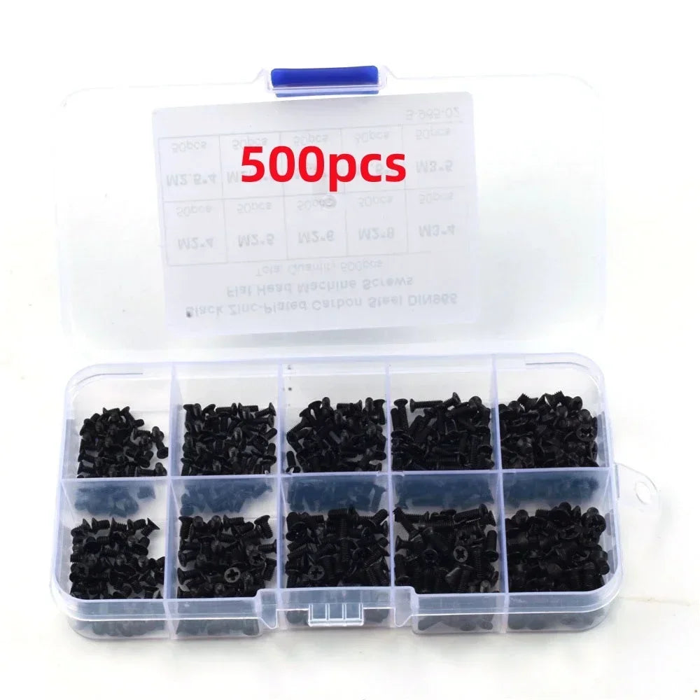 Kit de Reemplazo de Tornillos para Laptop - 250/500 Pcs M2 M3 para HP, Dell, Lenovo y Más