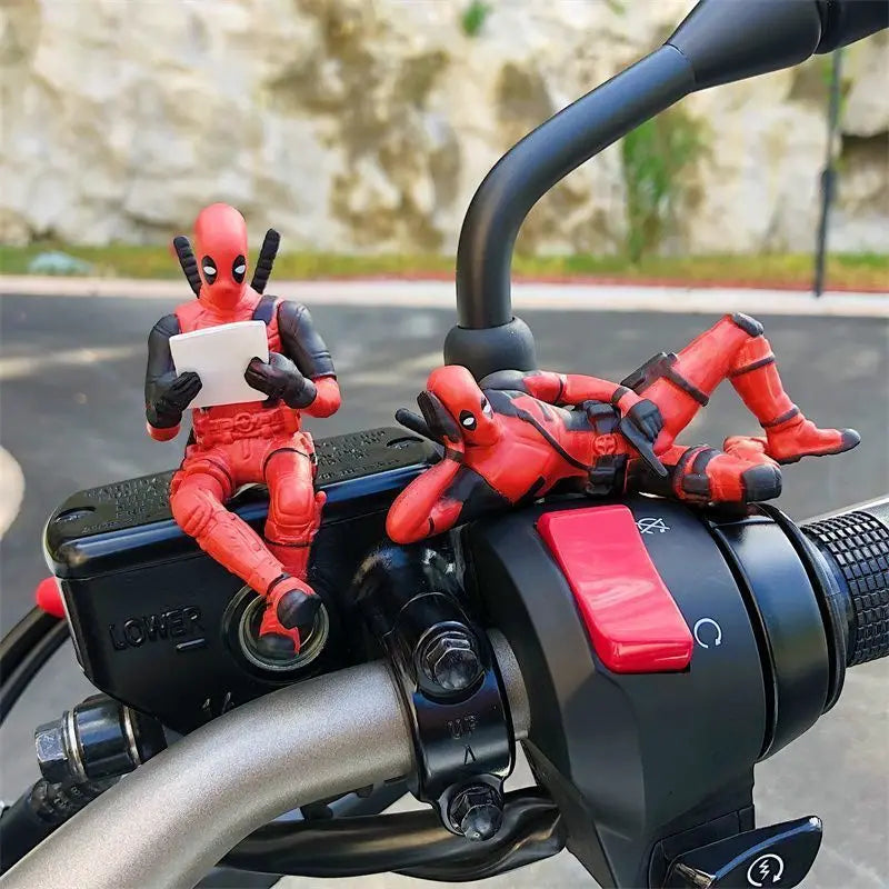 Figura de Acción de Deadpool - Adorno de Interior para Automóvil, Mini Figura de Colección
