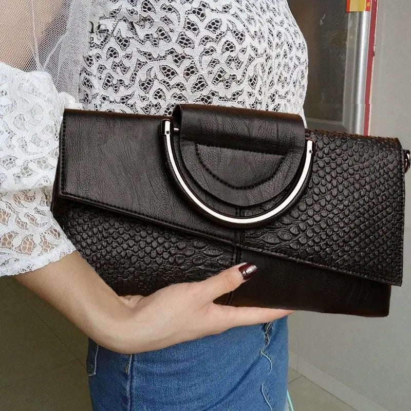 Bolso de Hombro de Alta Calidad para Mujer - Cuero PU Suave, Diseño de Marca de Lujo, Crossbody Elegante y Funcional