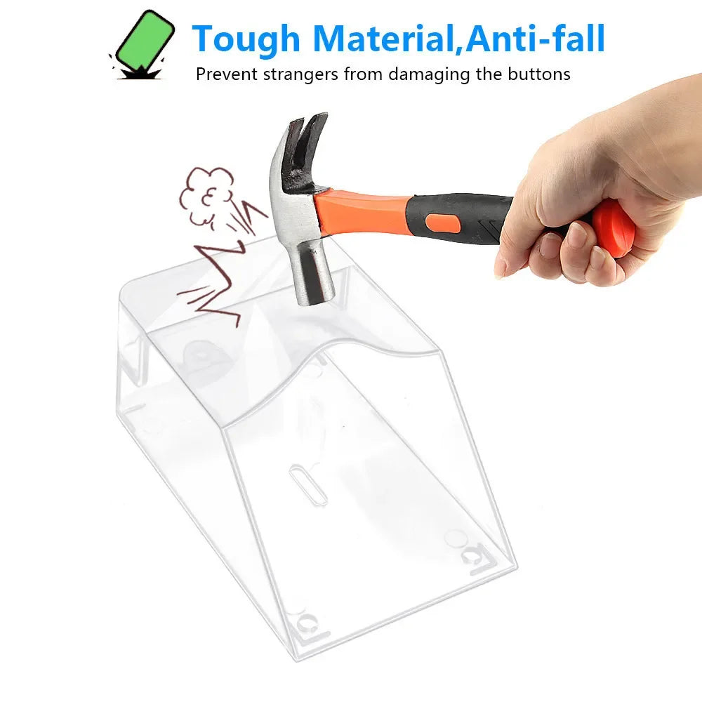 Cubierta Transparente Impermeable para Timbre de Puerta Inalámbrico