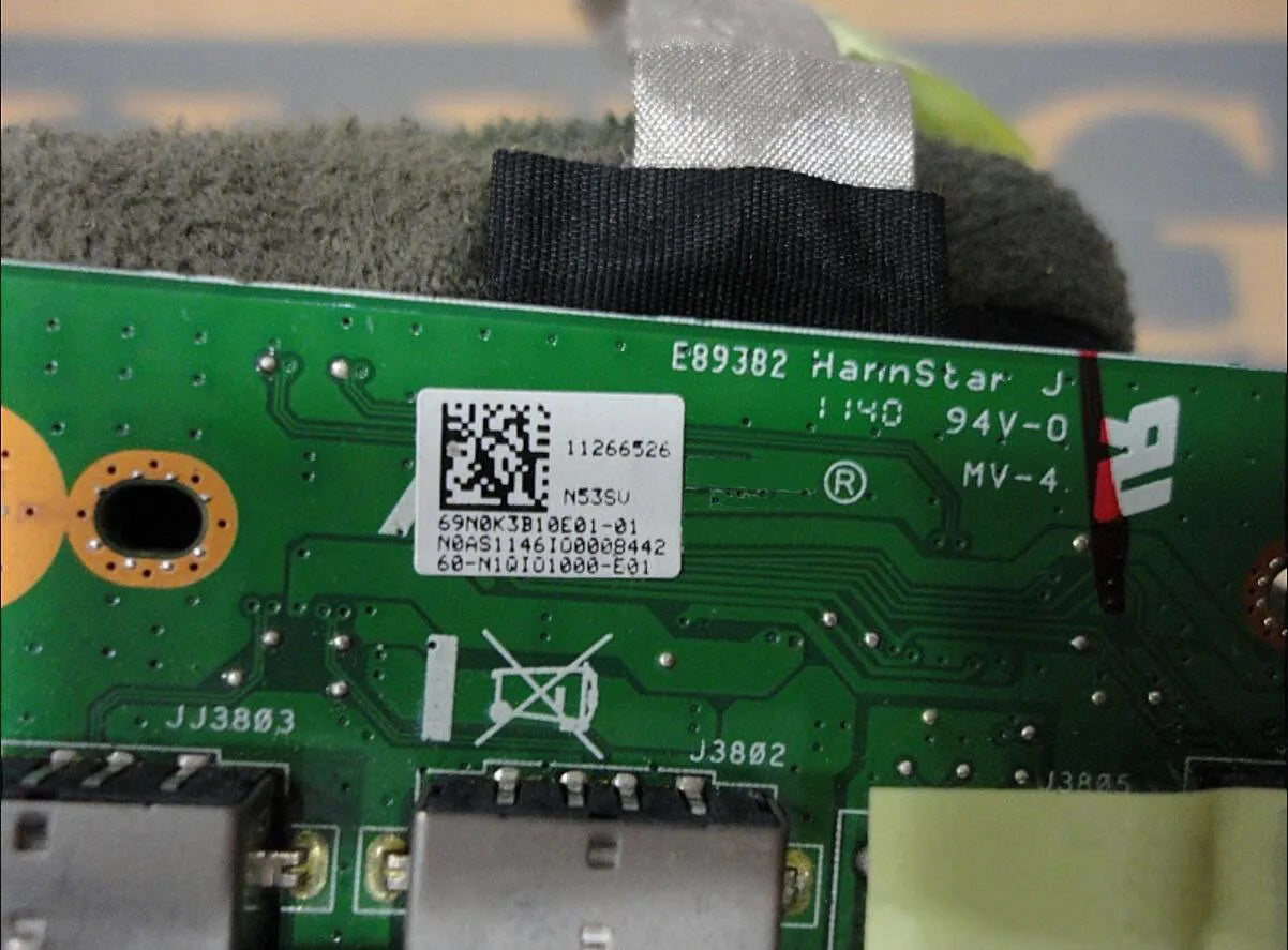 Placa de Audio USB Original para Asus N53 N53S N53J N53TA N53TK N53SM N53DA N53SL N53SN N53JG | Repuesto de Conector de Audio USB