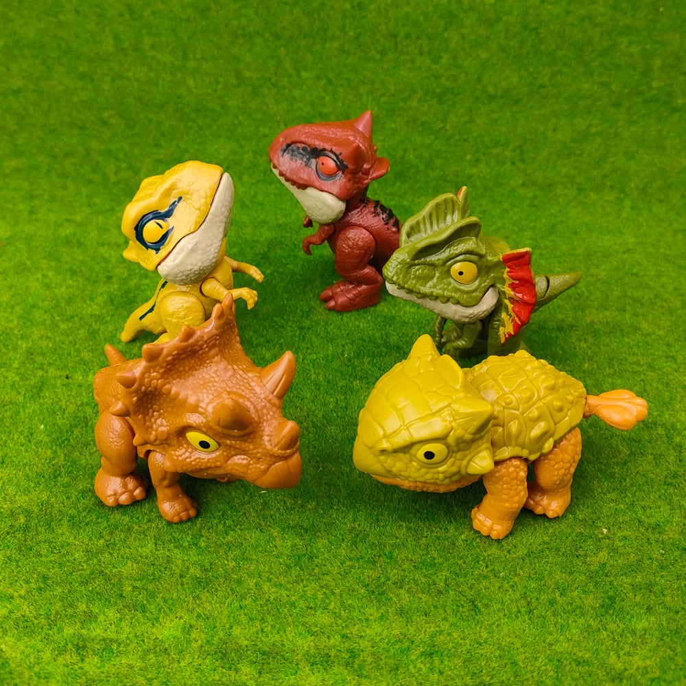 Dinosaurio Mordedor de Dedos con Articulaciones Móviles – Juguete Creativo y Educativo de Dinosaurios para Niños