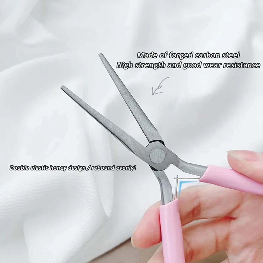Pincher de uñas acrílico y pinzas de extensión de construcción rápida, herramientas de manicura, pinzas moldeadoras de uñas, herramienta de pinchado curvo C, molde de Gel UV