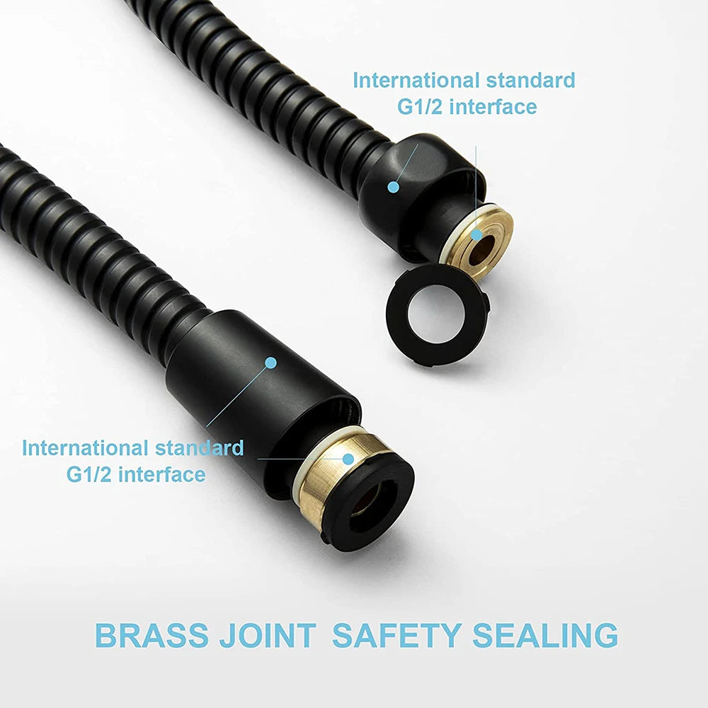 Manguera de Ducha Flexible SUS 304 de 1.5/2M | Accesorios de Baño de Acero Inoxidable, Resistente a Fugas y Alta Durabilidad