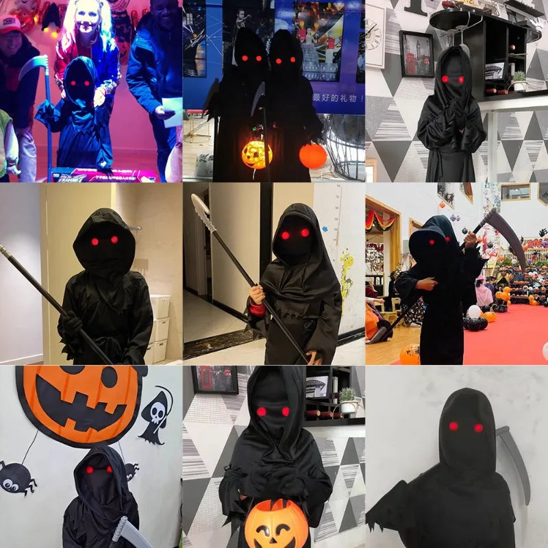 Gafas de Halloween con Ojos Rojos Brillantes - Accesorio de Cosplay Escalofriante