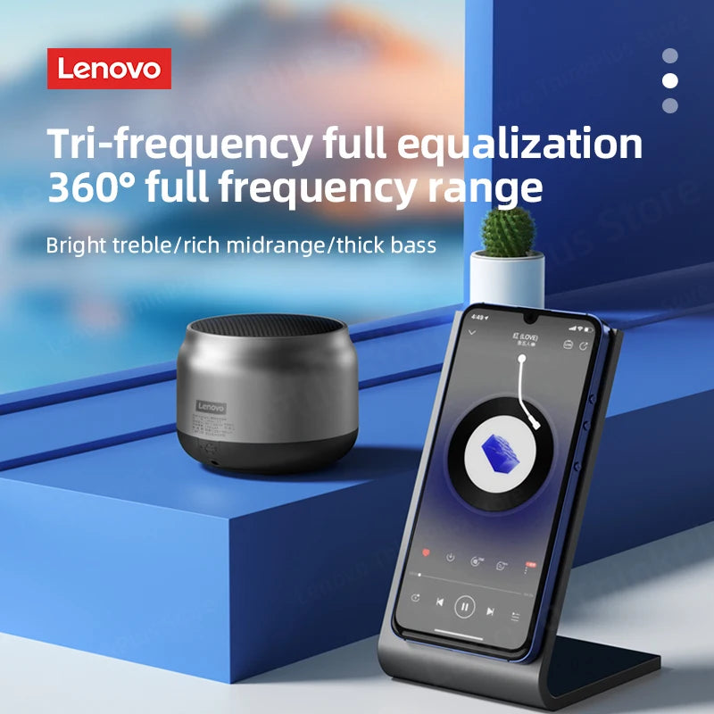 Altavoz Inalámbrico Lenovo K30 100% Original | Bluetooth 5.0, Resistente al Agua y Sonido HiFi