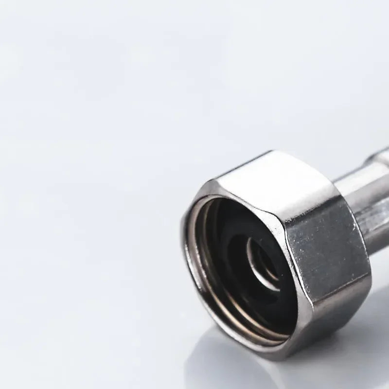 Manguera de Acero Inoxidable Trenzada de Nylon G1/2'' para Grifo de Lavabo de Cocina y Baño - Resistente a Alta Temperatura