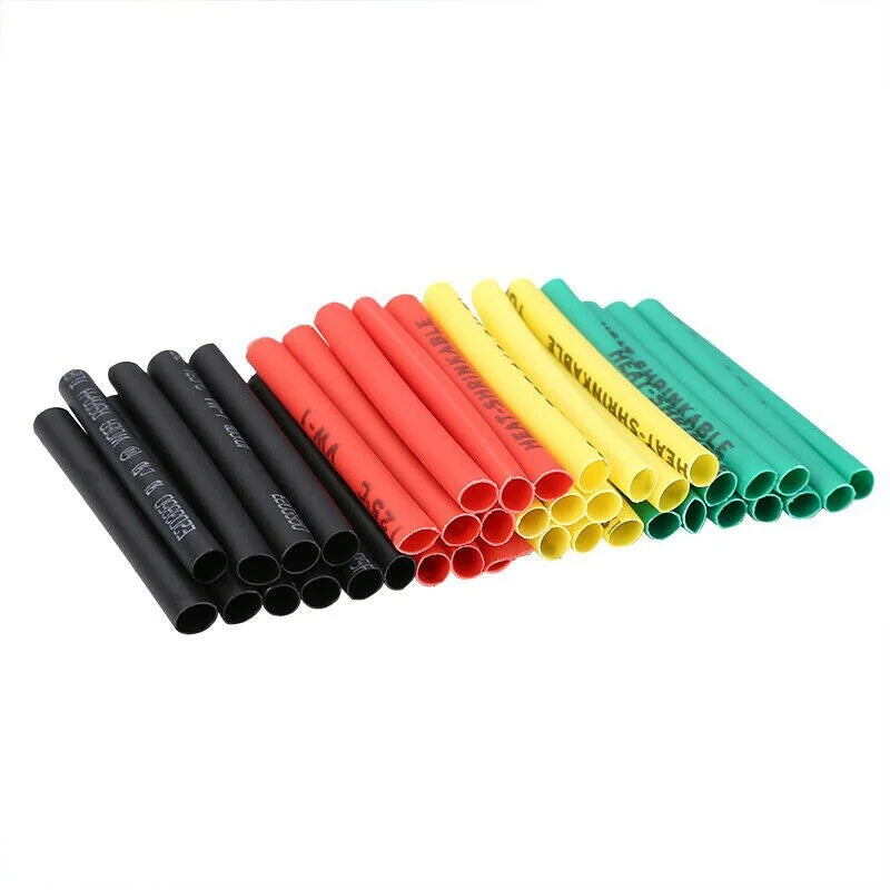 Set de Tubos Termorretráctiles de Poliolefina 2:1 - 164/560 Piezas Multicolor para Cables y Alambres