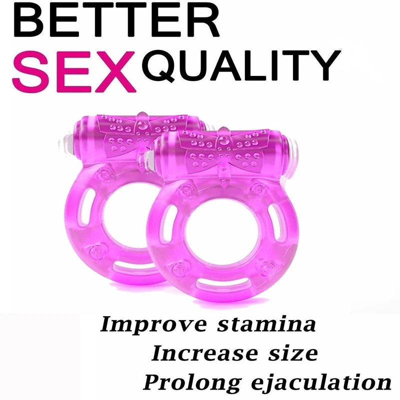 Anillo Vibrador Estimulador de Placer | Anillo Erótico para Mejorar la Capacidad Intima | Anillo Vibrador para Clítoris y Juegos Previos