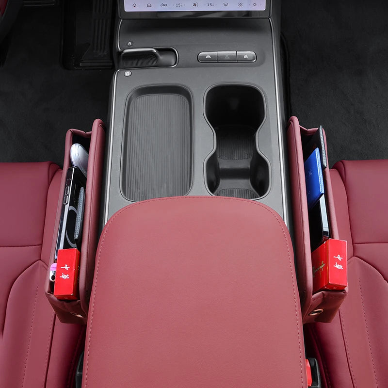 Caja de almacenamiento de hendidura de asiento de fila delantera de coche, bolsillo para BMW Z4, E85, E86, E89, soporte para teléfono, accesorios interiores para coche, estilo de coche