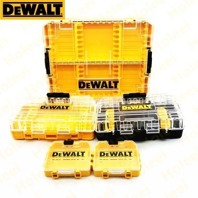 Cajas de Almacenamiento para Piezas de Taladro DEWALT | Organizadores de Accesorios para Herramientas Eléctricas
