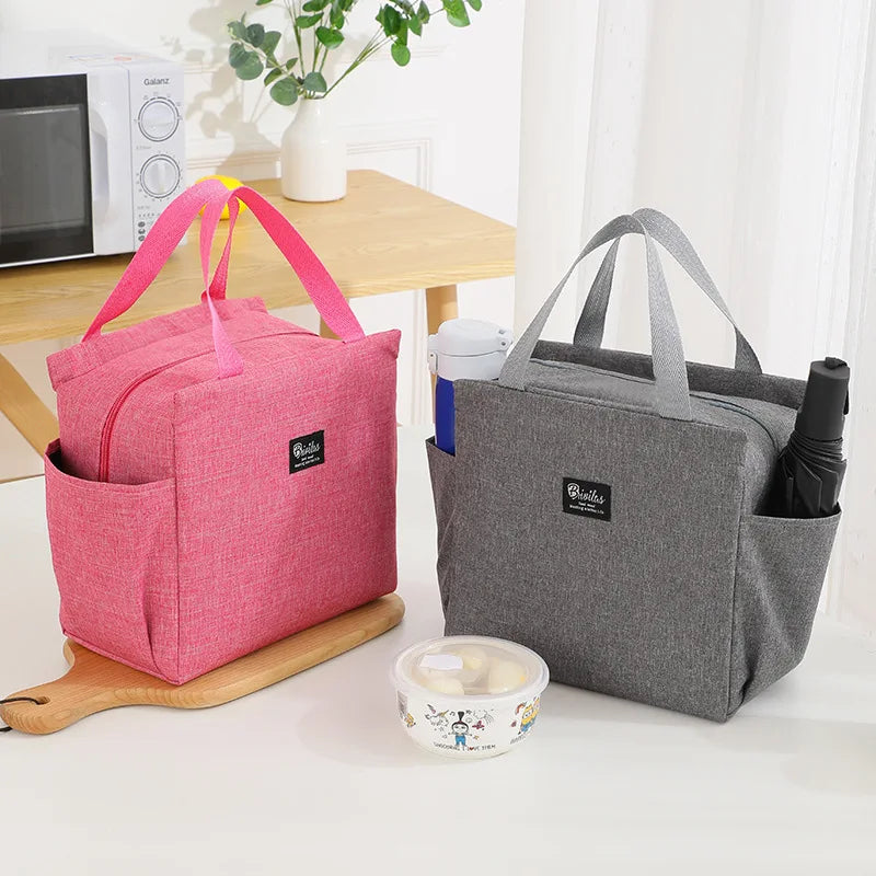Bolsa Térmica Multifuncional de Gran Capacidad | Bolsa Térmica Impermeable Oxford con Cierre para Mujeres | Bolsa de Almuerzo, Picnic y Comida