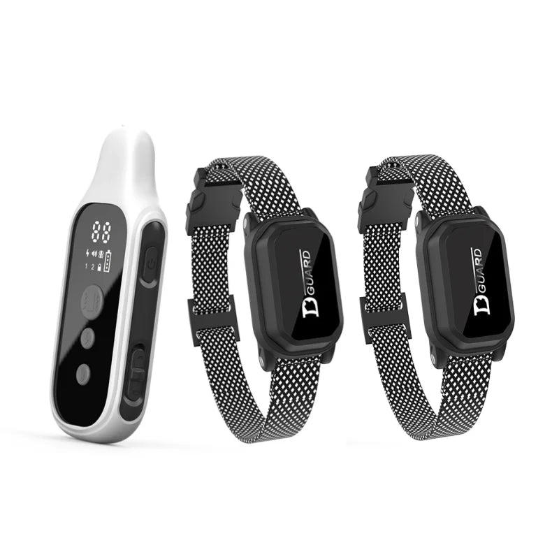 Collar de Entrenamiento para Perros Digital de 800m, Impermeable, Recargable, con Control Remoto y Pantalla LCD para Perros de Todos los Tamaños, Shock, Vibración y Sonido