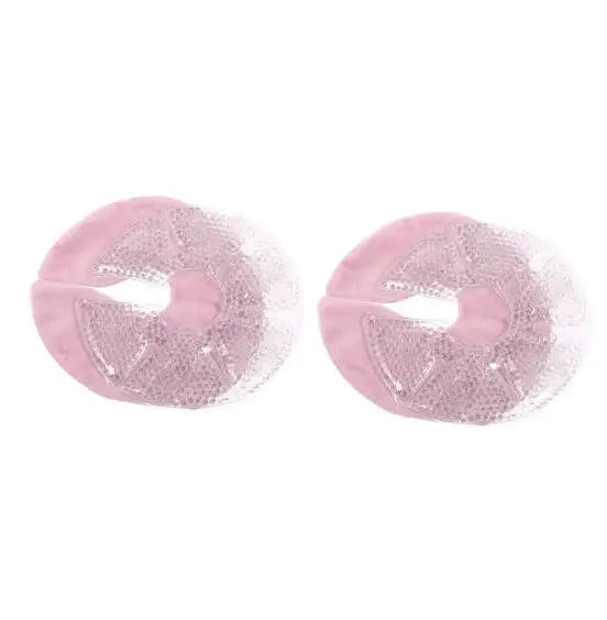 2 Piezas de Almohadillas Terapéuticas para Pechos | Almohadillas de Gel para Alivio de Dolor de Lactancia | Terapia Fría y Caliente | Reutilizables y Cómodas