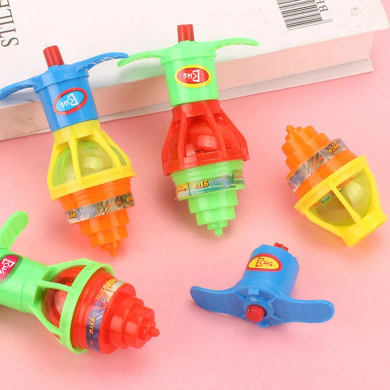 5/10pcs Juguetes Giratorios Brillantes para Niños - Regalos para Fiestas de Cumpleaños, Sorpresas para Invitados, Relleno de Bolsas de Regalo de Navidad