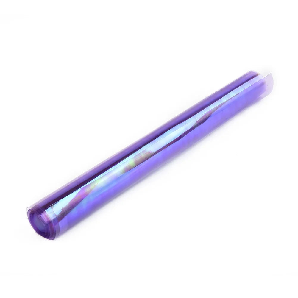 Vinilo Tintado Chameleon Neo Chrome Gloss Transparente (Púrpura Claro) para Faros y Luces - 12"x24" en PVC