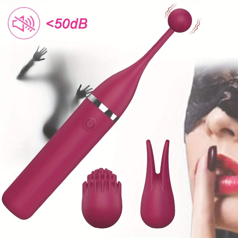 Estimulador de Clítoris y Punto G de Alta Frecuencia | Vibrador Impermeable Recargable para Mujer con 10 Modos de Vibración