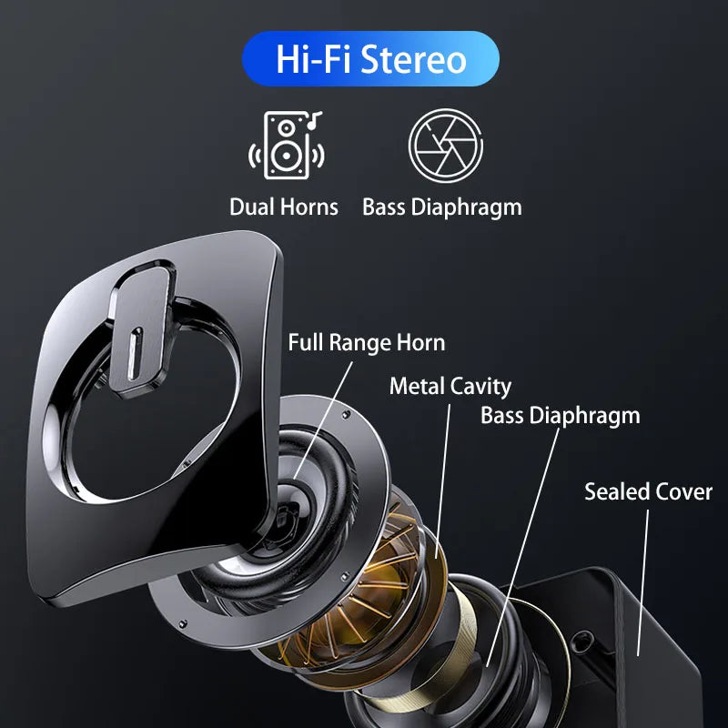 Altavoces USB para PC - Sound Box HIFI Estéreo con Micrófono y Luz LED para Escritorio