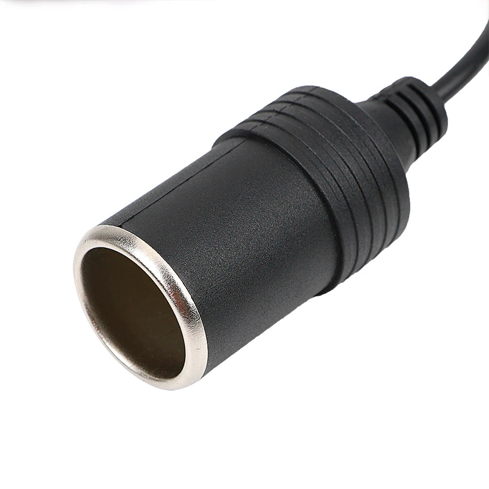 Adaptador Convertidor de Cable de Cargador para Coche - Enchufe de Encendedor de Cigarrillos USB 5V a 12V