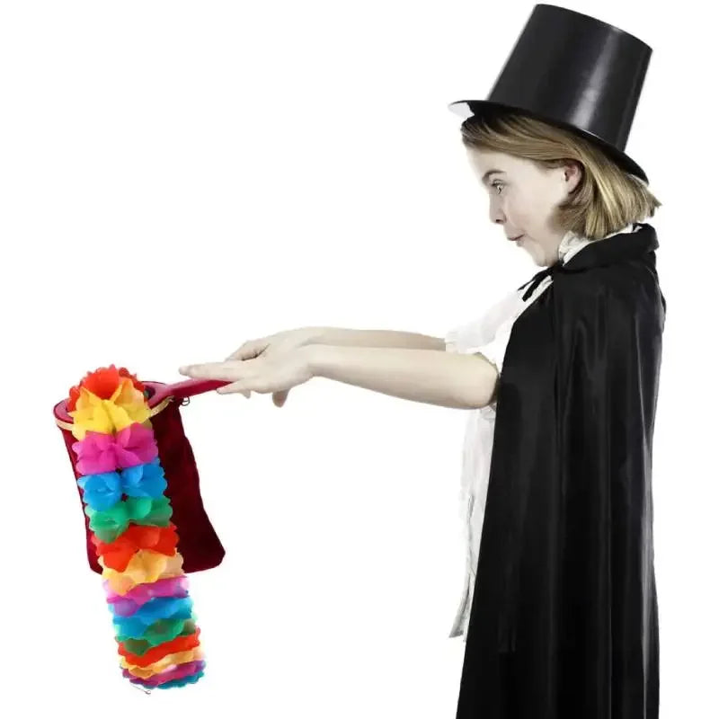 Bolsa de cambio mágico, accesorio mágico, mango giratorio, hace que las cosas aparezcan, rendimiento, escenario, truco de magia para niños, suministros para fiestas