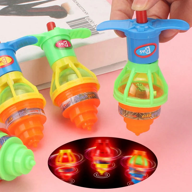 5/10pcs Juguetes Giratorios Brillantes para Niños - Regalos para Fiestas de Cumpleaños, Sorpresas para Invitados, Relleno de Bolsas de Regalo de Navidad