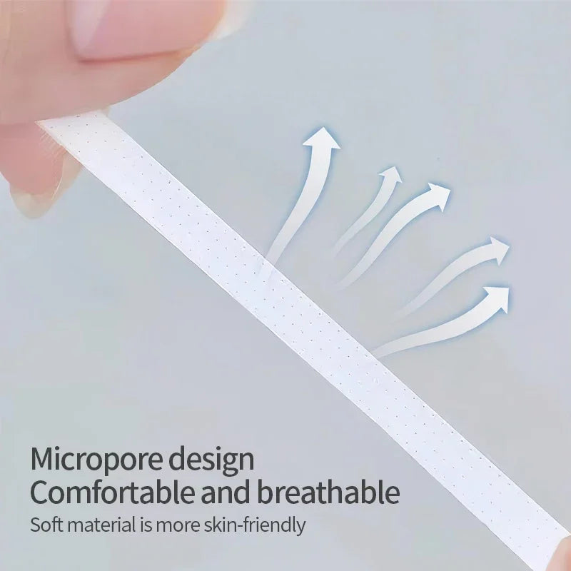 Cinta de Extensión de Pestañas al Por Mayor - Cinta Microporosa Profesional de 4 mm, Fácil de Rasgar, Transpirable y Anti-Alergias para Maquillaje de Pestañas