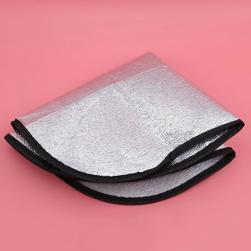 Cubierta para Volante de Coche con Protección Solar, Doble Capa Anti-UV y Plegable, Ideal para Protección Contra el Sol