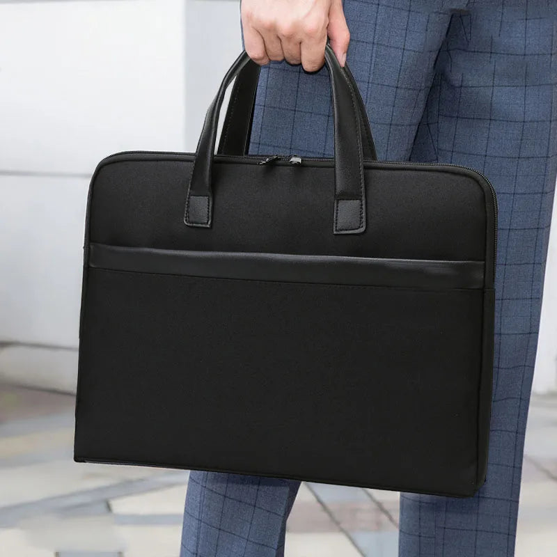 Maletín Oxford para Hombre y Mujer - Maletín de Oficina, Bolsa para Archivos y Computadora, Gran Capacidad