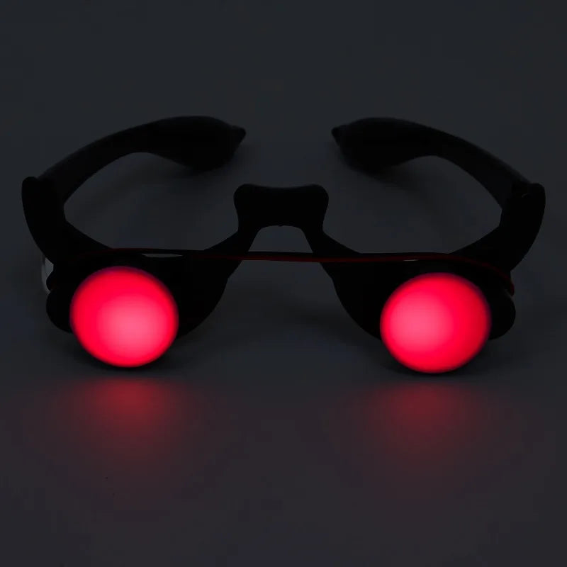 Gafas de Halloween con Ojos Rojos Brillantes - Accesorio de Cosplay Escalofriante