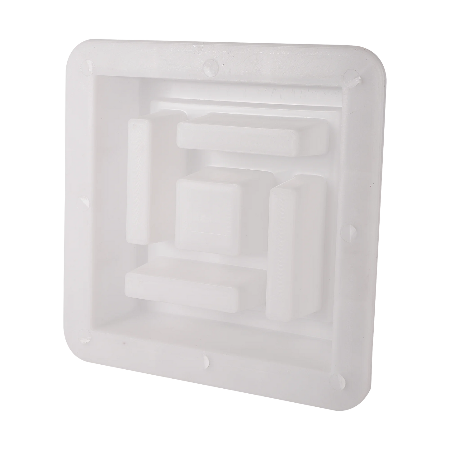 Molde reutilizable de plástico calado para pared de fondo de jardín, molde decorativo para camino de ladrillo hueco de cemento para suelo de jardín, bricolaje