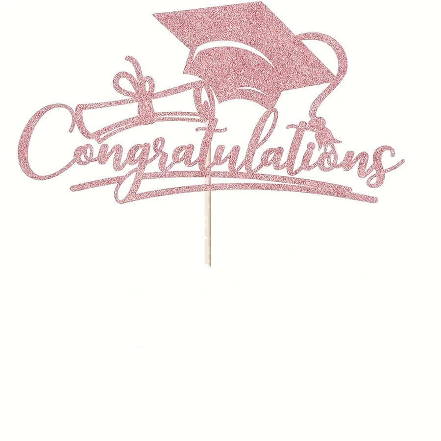 Topper para Pastel de Graduación - Felicitacionesen Acrílico Multiestilos