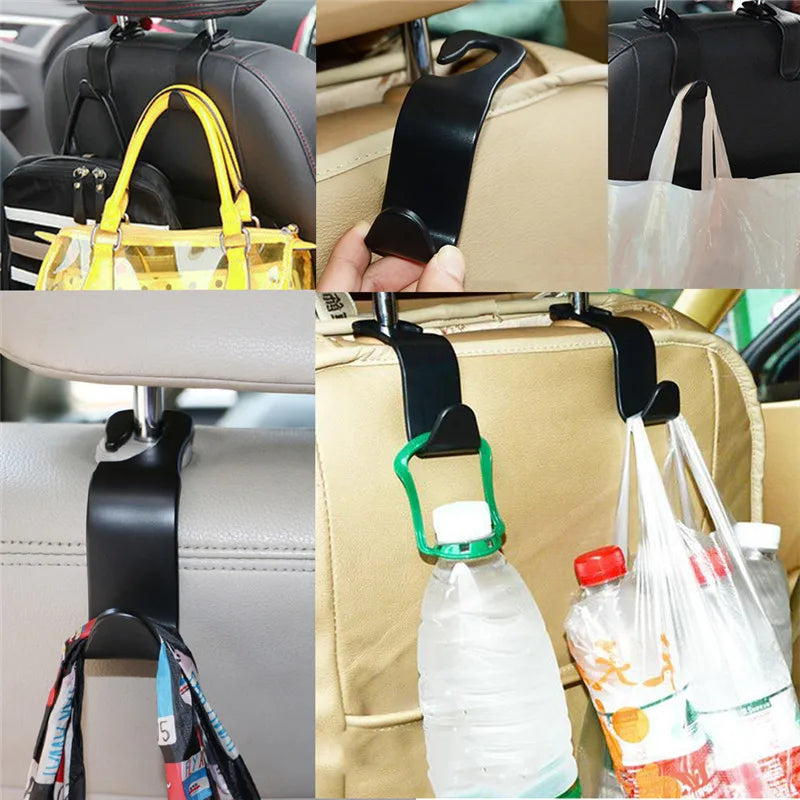 Gancho Universal para Respaldo de Asiento de Coche, Organizador de Interior para Colgar Bolso, Ropa y Más