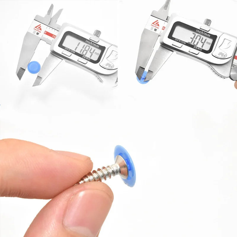 100 Piezas de Cubiertas Plásticas para Tornillos - Tapas Protectores de 12mm para Muebles y Decoración