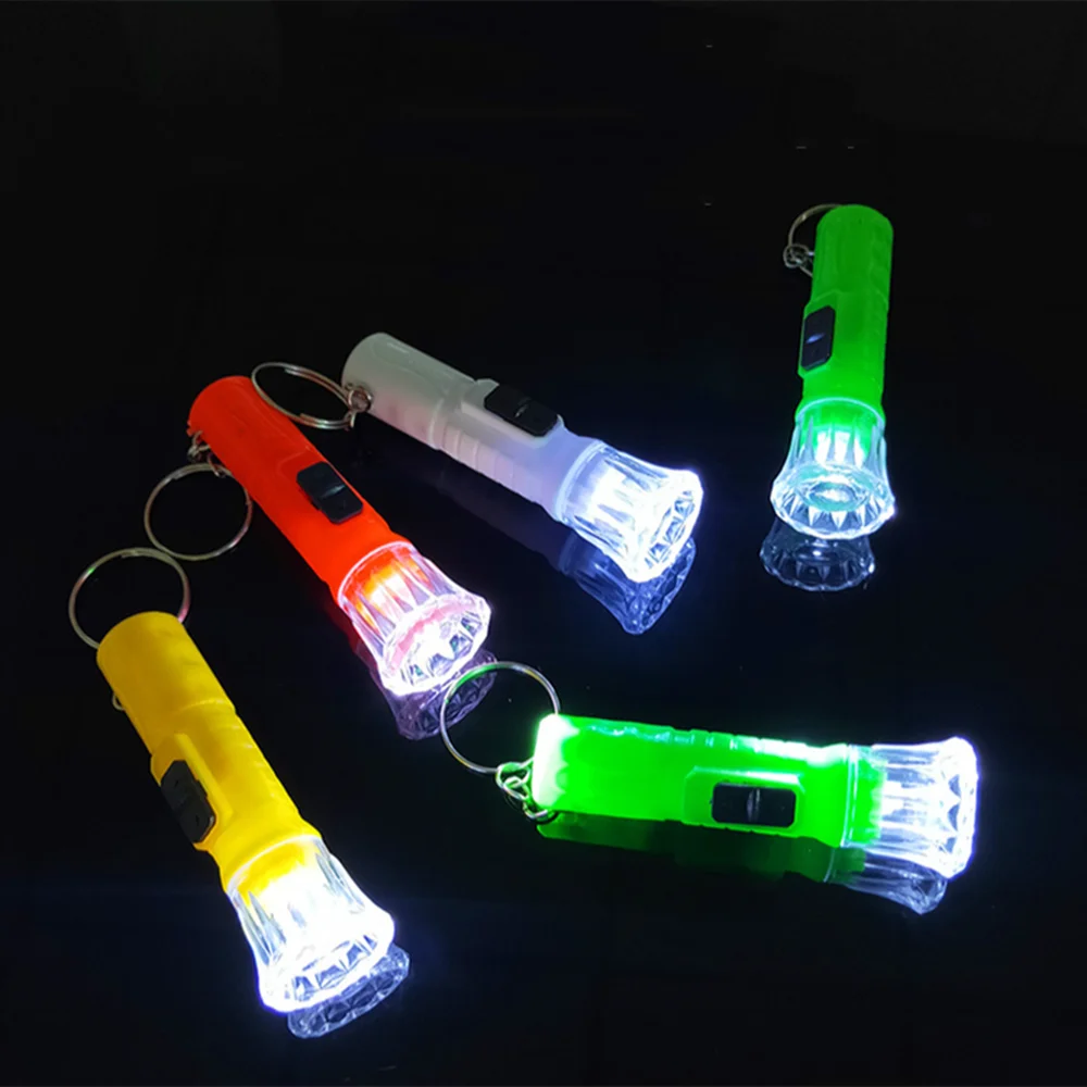 35/48 Pcs Mini with Keychain LED Flashlight Kids Party Birthday Gift Wedding Party Classroom Prize Carnival Party Gift Pinata