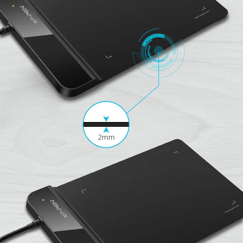 Tableta de Dibujo XPPen G430S - Tableta Gráfica con 8192 Niveles de Presión y Estiló Sin Batería