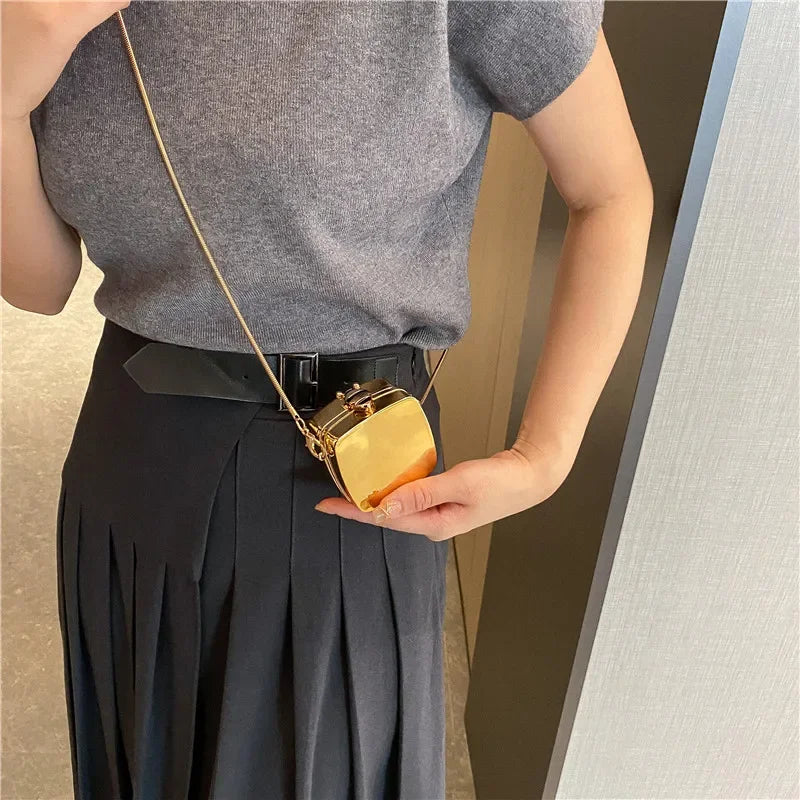 Bolso con pintalabios para mujer, bandolera de hombro de acrílico de alta calidad, mini bolso cruzado de diseñador, bonito monedero, novedad de 2024