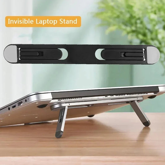 Soporte Universal para ordenador portátil, almohadilla de refrigeración Invisible para Macbook Pro 13, 15 Air, Lenovo, Samsung