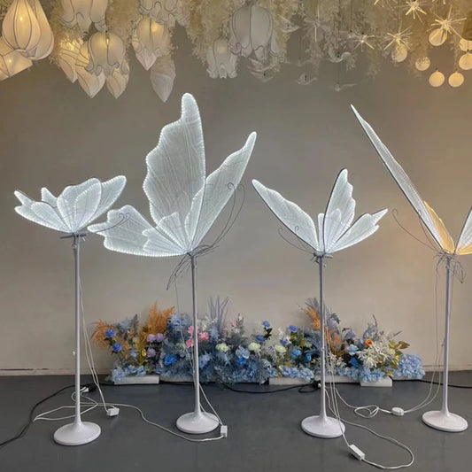 Decoración Colgante de Alas de Mariposa Brillantes para Navidad - Ideal para Bodas, Hoteles, Fiestas de Año Nuevo y Cumpleaños