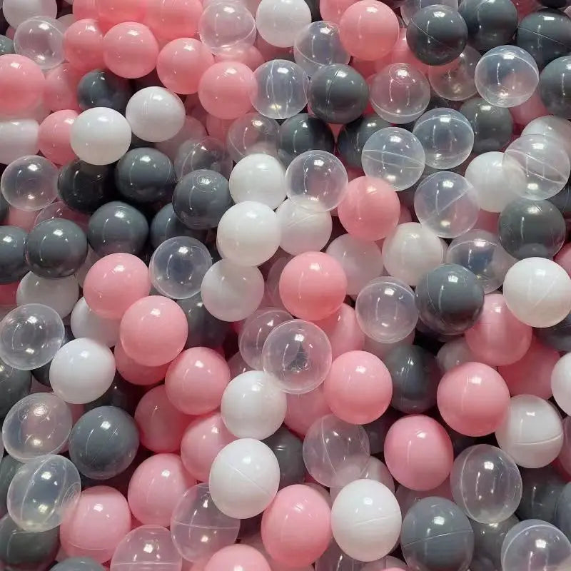 Bolas de Colores para Piscina y Juguetes de Bebé, Paquete de 100 Bolas de Océano para Juegos al Aire Libre y en Interiores