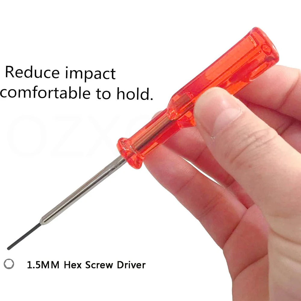 Sewing Repair Tools 50PCS Needle Clamp Screw and 1.5MM Hex Screw Driver For Industrial Overlock Sewing Machine Juki Yamato