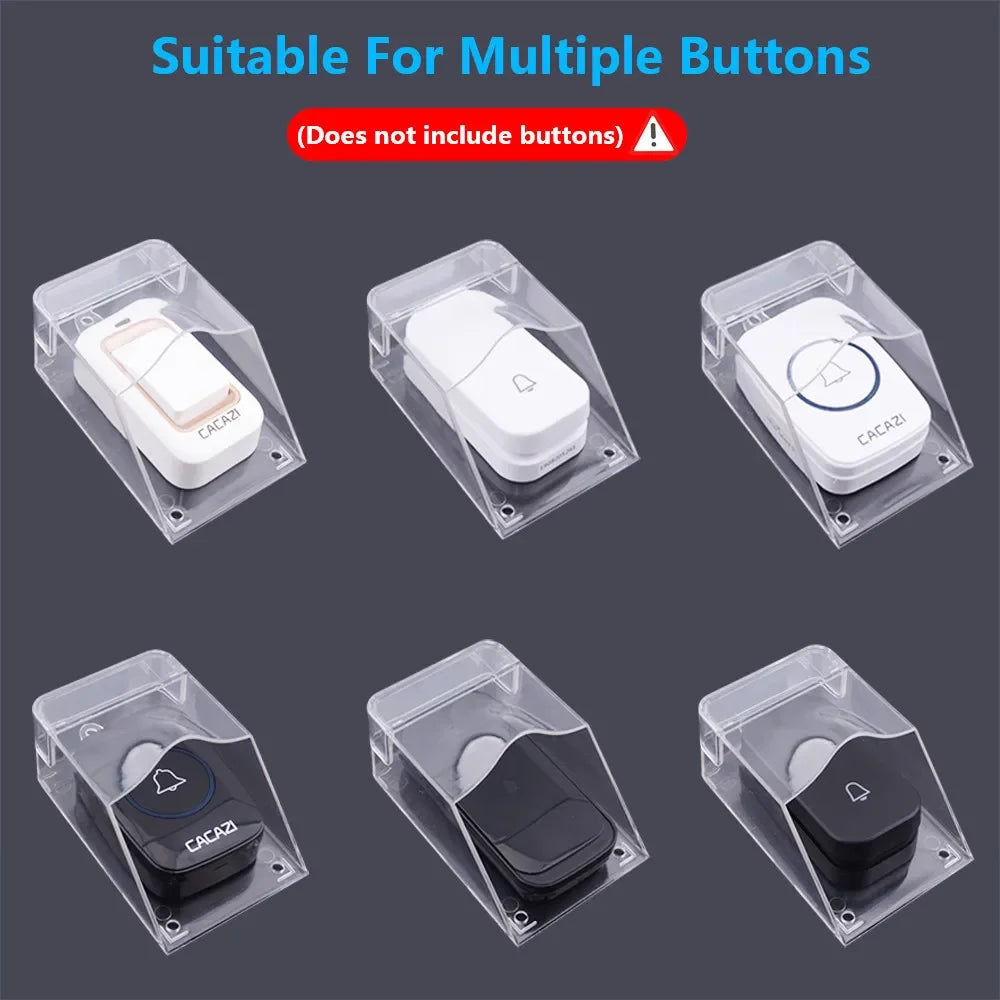 Cubierta Transparente Impermeable para Timbre de Puerta Inalámbrico