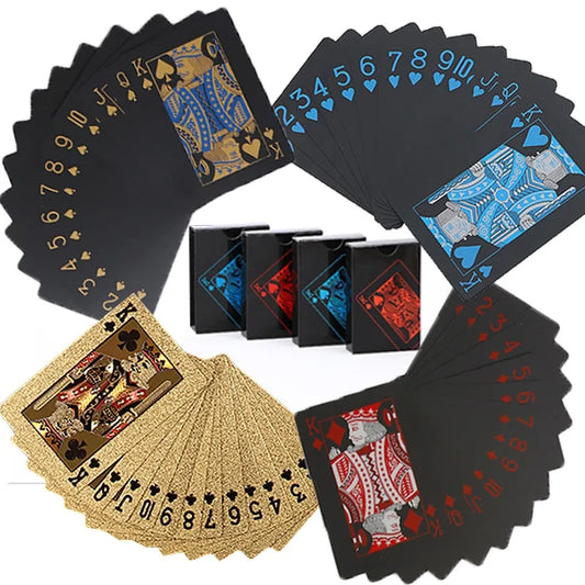 1 Pieza de Cartas de Póker Impermeables de Plástico PET - Ideal para Juegos de Mesa en Halloween, Día de Acción de Gracias y Navidad