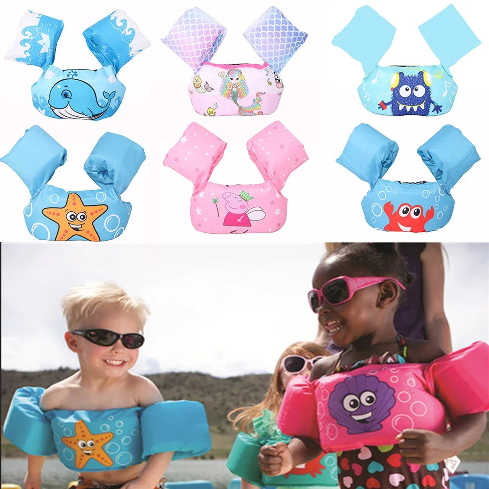 Baby Float Arm Sleeve Floating Ring - Chaleco de Seguridad para Niños, Dispositivo de Flotación para Aprender a Nadar, Armbands para Piscina